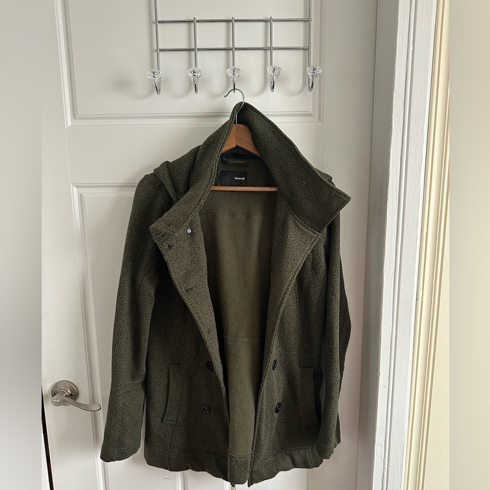 Hurley Winchester Women’s Green Wool Jacket Size M